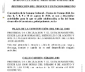 BANDO SEMANA CULTURAL-FIESTAS DE VERANO 2026: RESTRICCIÓN DEL TRÁFICO Y ESTACIONAMIENTO