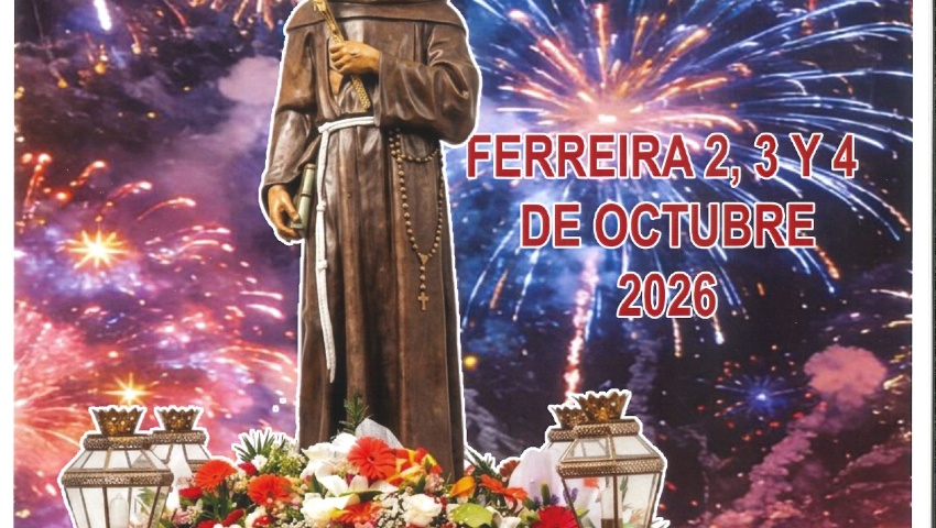 DISPONIBLE EL PROGRAMA DE LAS FIESTAS DE SAN FRANCISCO DE ASÍS 2026