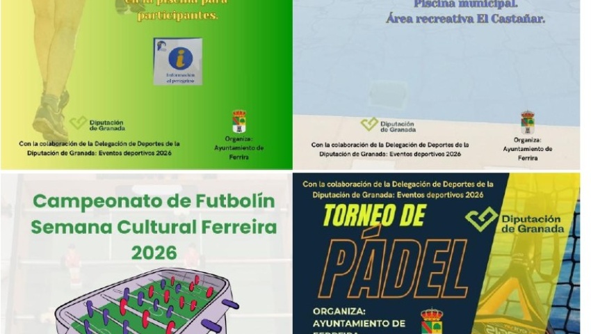 Actividades Deportivas "Semana Cultural de agosto 2026" Actividades Deportivas "Semana Cultural de agosto 2026"